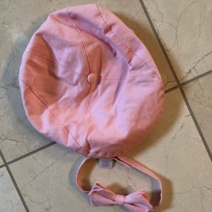 Janie and Jack matching hat and bow tie